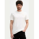 Tommy Jeans ανδρικό βαμβακερό slim t-shirt εκρού DM0DM21780-YBL