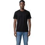 Tommy Jeans ανδρικό βαμβακερό regular t-shirt μαύρο DM0DM22504-BDS