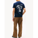 Tommy Jeans Signature jersey ανδρικό regural t-shirt μπλε DM0DM22553-C1G