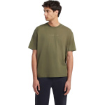 Guess ανδρικό βαμβακερό t-shirt oversized fit λαδί M4YI44K8FQ4-G8EV