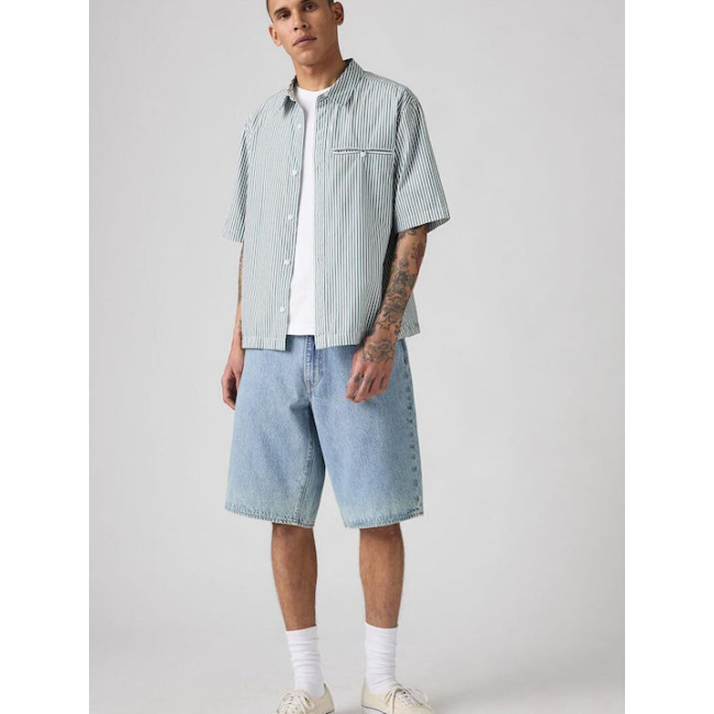 Levi’s 478 Baggy shorts ανδρική τζιν βαμβακερή βερμούδα denim blue 001JM0006