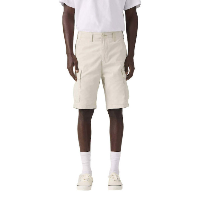 Levis Carier cargo shorts ανδρική βαμβακερή βερμούδα εκρού 001KG-0054