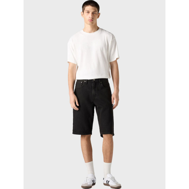 Levi’s 469 Loose shorts ανδρική τζιν βαμβακερή βερμούδα denim black 394340005