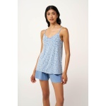 Vamp Φλοράλ Baby Doll Micromodal 24097-BLUE RAIN