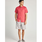 Funky Buddha ανδρική chino λινή βερμούδα γκρι FBM013-009-03 Grey