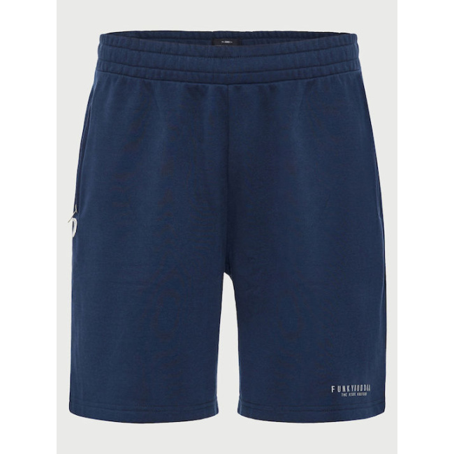 Funky Buddha Essential ανδρική αθλητική βερμούδα μπλε FBM013-050-03-Navy