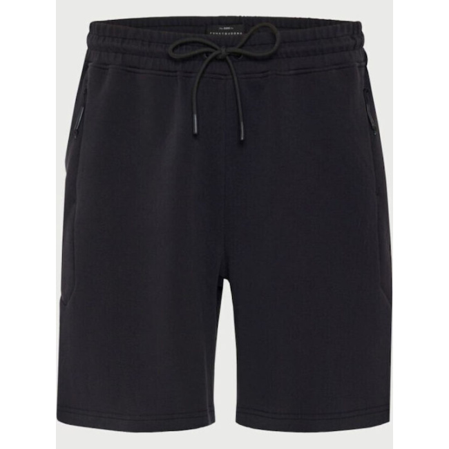 Funky Buddha ανδρική αθλητική βερμούδα μαύρη FBM013-055-03-Black
