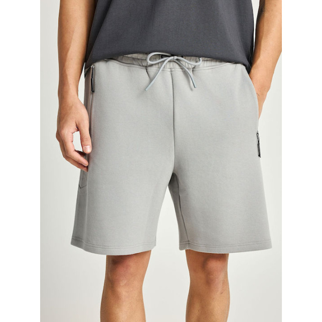 Funky Buddha ανδρική αθλητική βερμούδα γκρι FBM013-055-03-Grey