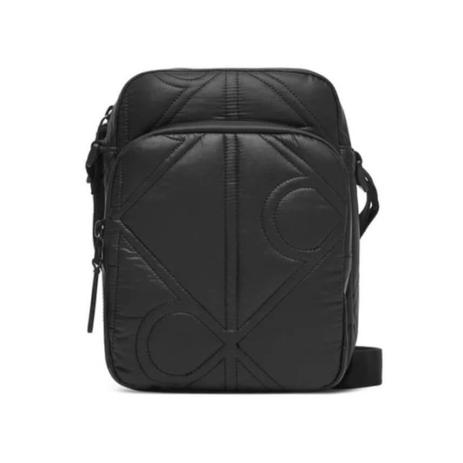 Calvin Klein Puffer Reporter ανδρικό χιαστί τσαντάκι μαύρο LV04D3164G-UB1