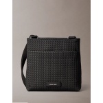Calvin Klein Enbossed Woven Flatpack ανδρικό χιαστί τσαντάκι LV04D3222G-UB1
