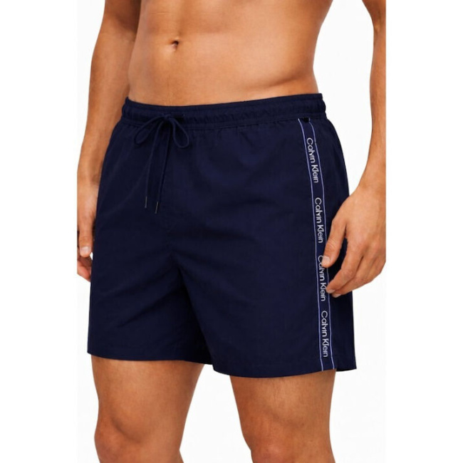 Calvin Klein Core Solid ανδρικό μαγιό σορτς μπλε LV00N61002-0PP Shoreline