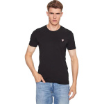Guess ανδρικό βαμβακερό super slim fit t-shirt μαύρο M2YI24J1314-JBLK