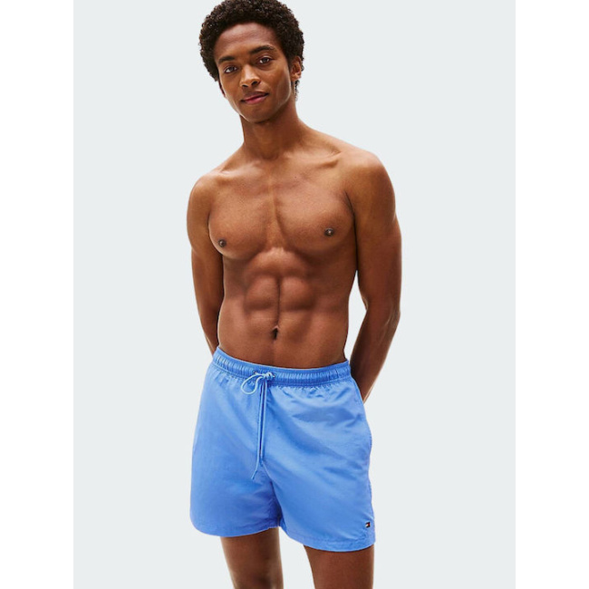Tommy Hilfiger Essential regular ανδρικό συνθετικό μαγιό shorts γαλάζιο UM0UM03477-C30 Blue Spell