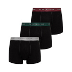 Tommy Hilfiger Metallic stretch boxer 3pack βαμβακερά μαύρα UM0UM03411-0R4